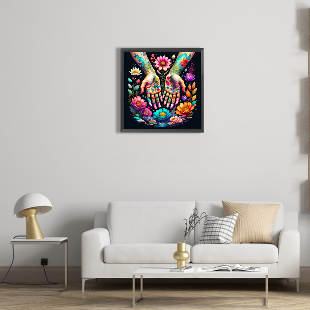 Bouquet - Full Round Drill Diamond Painting 40*40CM