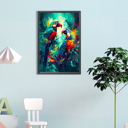 Macaw - Full Round Drill Diamond Painting 40*60CM