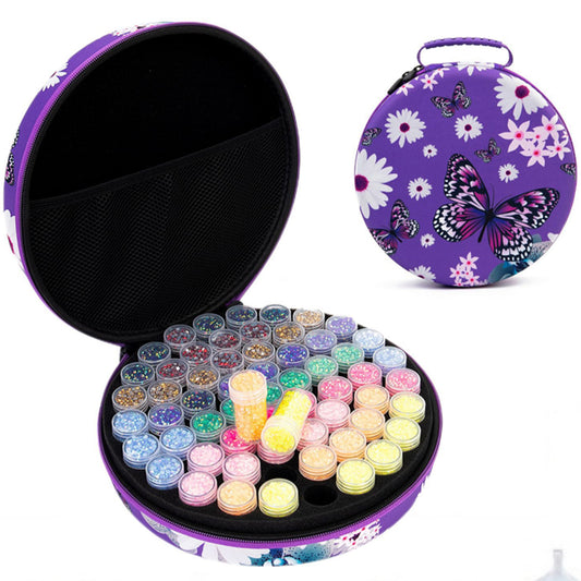 Large Capacity Diamond Painting Storage Containers 60 Slots Diamond Storage Case