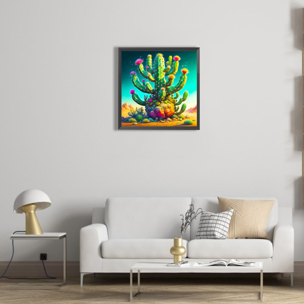 Cactus - Full Round Drill Diamond Painting 40*40CM