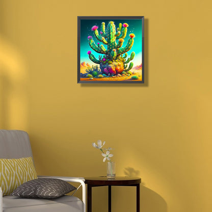 Cactus - Full Round Drill Diamond Painting 40*40CM