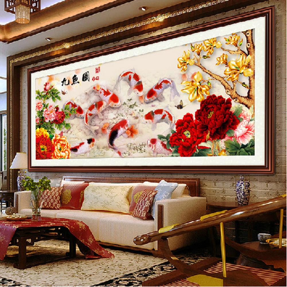 Peony - Full Round Drill Diamond Painting 80*35CM