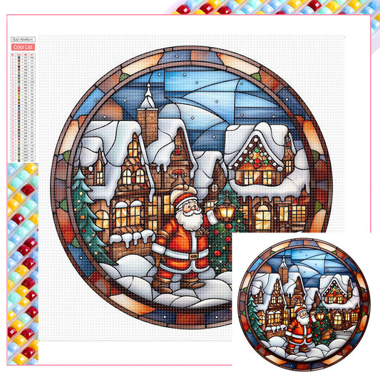 Christmas Snowman - Full Square Drill Diamond Painting 40*40CM