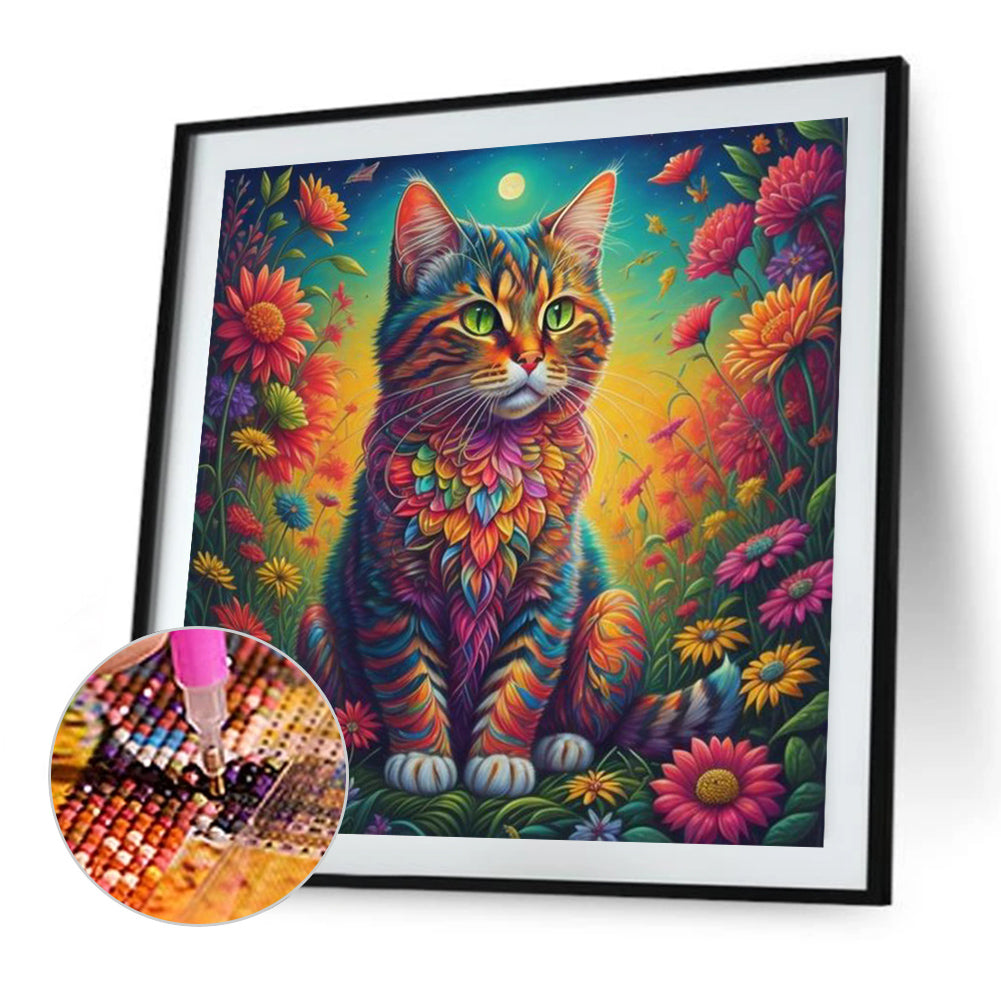 Color Cat - Full Square Drill Diamond Painting 40*40CM