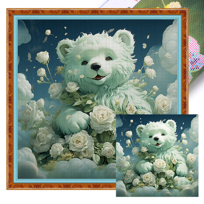 Polar Bear - 11CT Stamped Cross Stitch 50*50CM