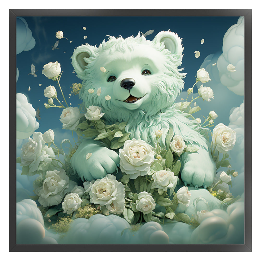 Polar Bear - 11CT Stamped Cross Stitch 50*50CM