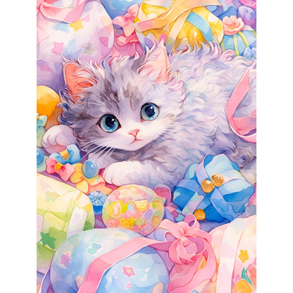 Colorful Cats - 11CT Stamped Cross Stitch 50*65CM