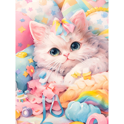 Colorful Cats - 11CT Stamped Cross Stitch 50*65CM