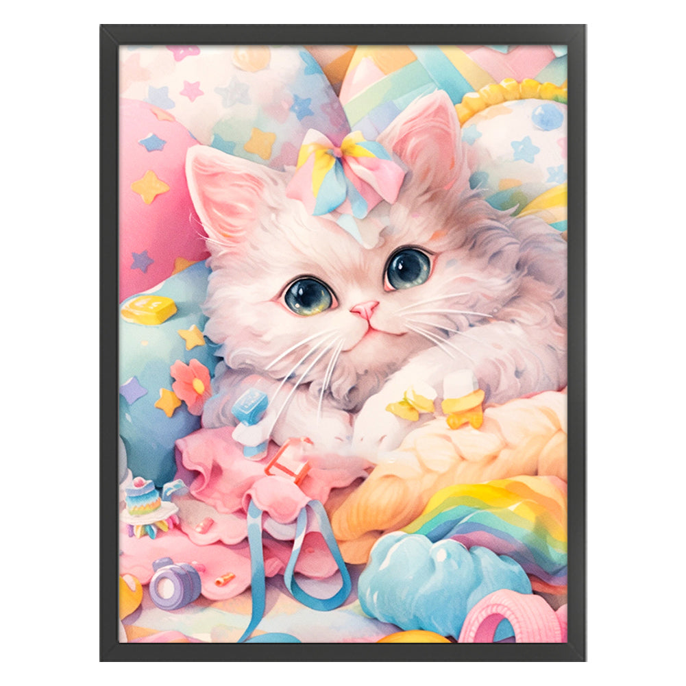 Colorful Cats - 11CT Stamped Cross Stitch 50*65CM