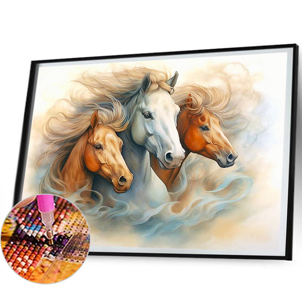 Galloping Horse - Full Round Drill Diamond Painting 50*40CM