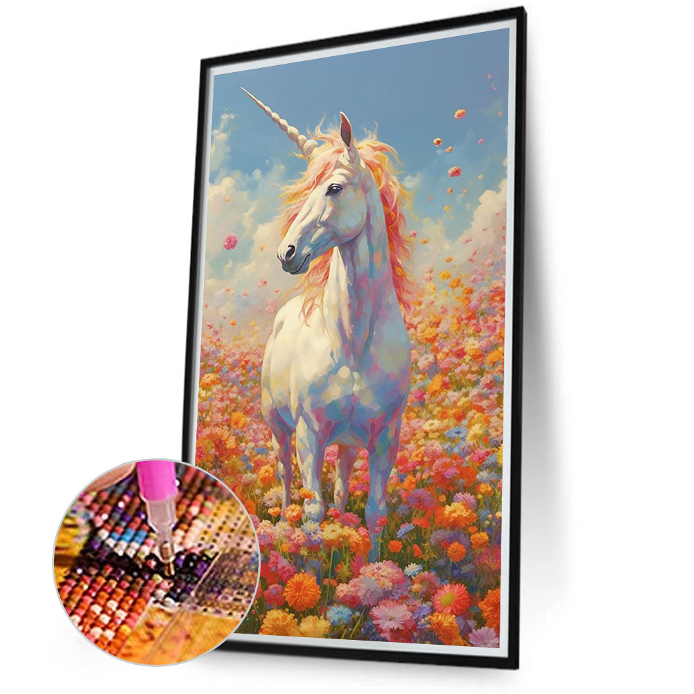 Wild Horses - Full Round Drill Diamond Painting 40*70CM