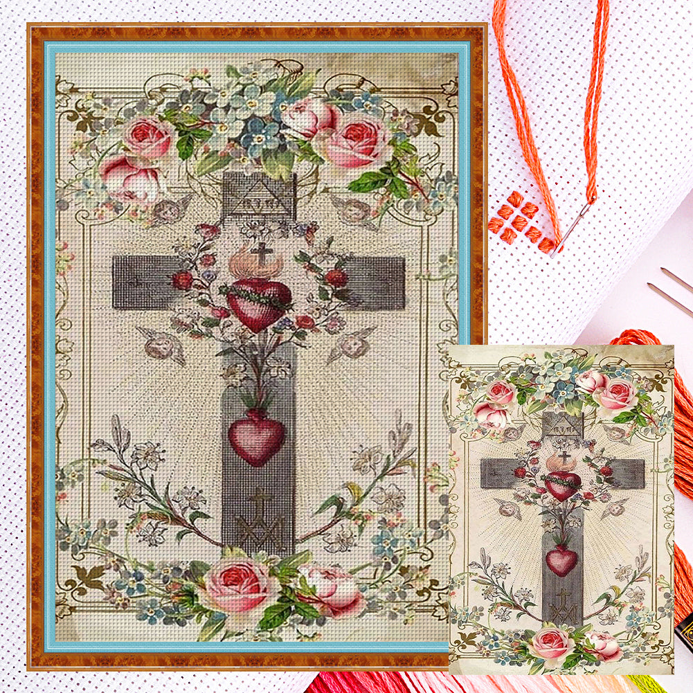 Retro Poster- - 11CT Counted Cross Stitch 40*60CM