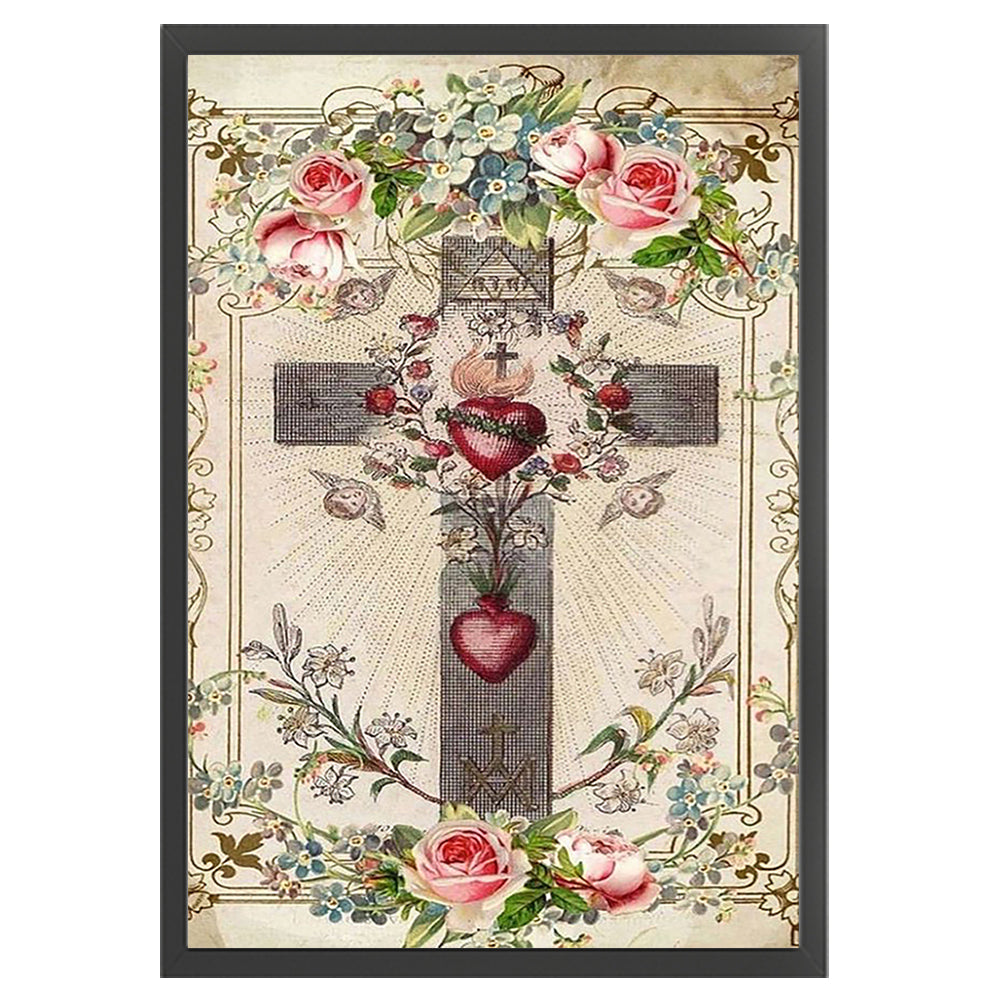 Retro Poster- - 11CT Counted Cross Stitch 40*60CM