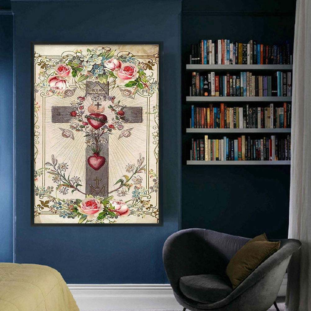 Retro Poster- - 11CT Counted Cross Stitch 40*60CM