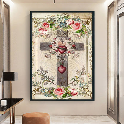 Retro Poster- - 11CT Counted Cross Stitch 40*60CM