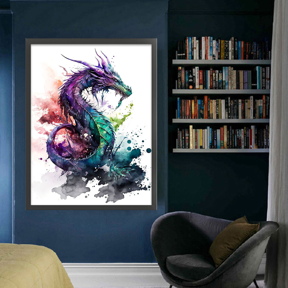 Dragon - 11CT Stamped Cross Stitch 50*65CM