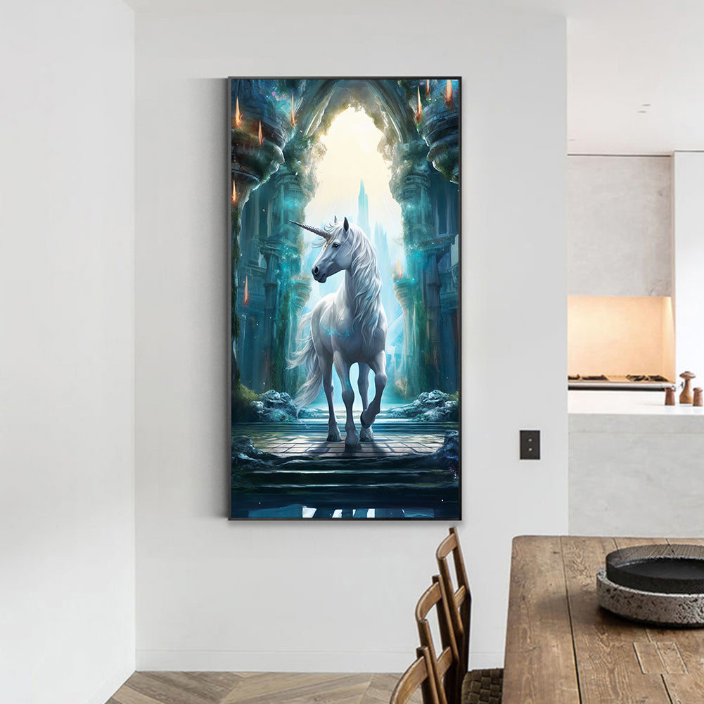 Fantasy Unicorn - Full Round Drill Diamond Painting 40*70CM