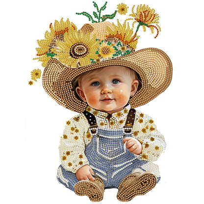 Cowboy Kid - Special Shaped Drill Diamond Painting 30*40CM