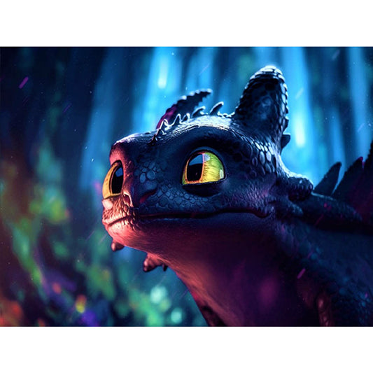 How To Train Your Dragon Toothless - Full Round Drill Diamond Painting 40*30CM