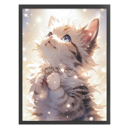 Cartoon Cat - 11CT Stamped Cross Stitch 50*65CM