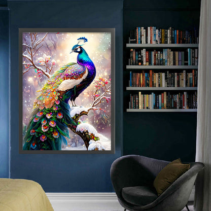 Peacock - 16CT Stamped Cross Stitch 50*65CM