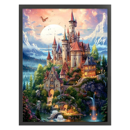 Castle - 11CT Stamped Cross Stitch 50*65CM