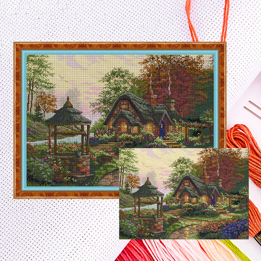 Wishing Hut - 14CT Counted Cross Stitch 57*42CM(Joy Sunday)