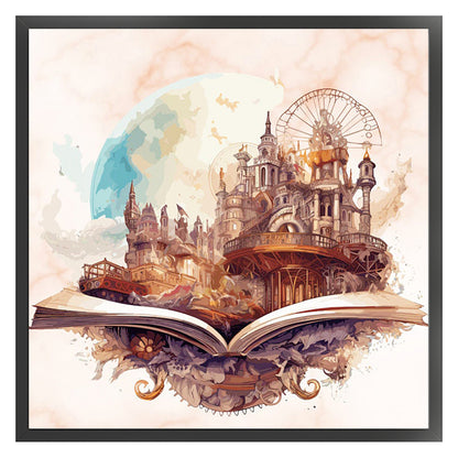 Magic Book - 11CT Stamped Cross Stitch 50*50CM