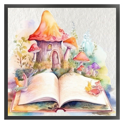 Magic Book - 11CT Stamped Cross Stitch 50*50CM