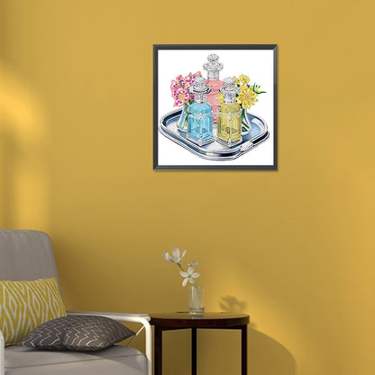 Exquisite Perfume - Special Shaped Drill Diamond Painting 30*30CM