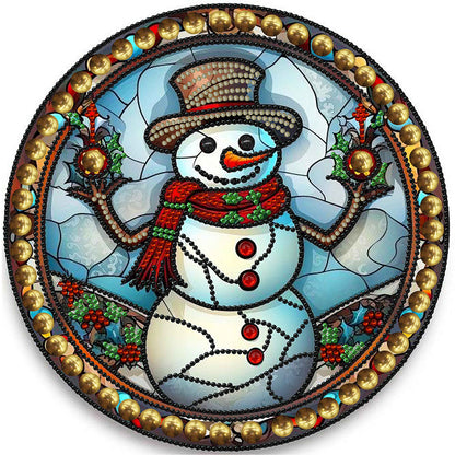 Christmas Snowman - Special Shaped Drill Diamond Painting 30*30CM