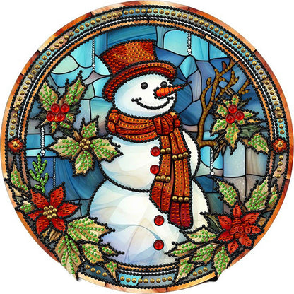 Christmas Snowman - Special Shaped Drill Diamond Painting 30*30CM