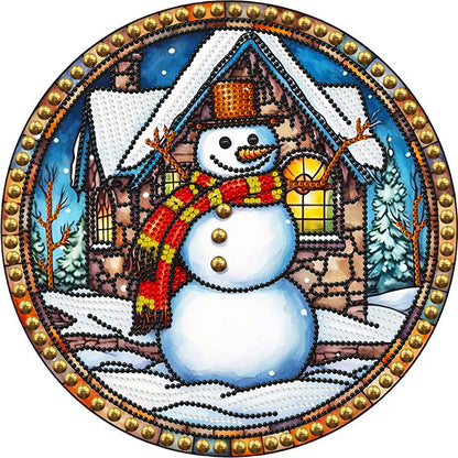 Christmas Snowman - Special Shaped Drill Diamond Painting 30*30CM