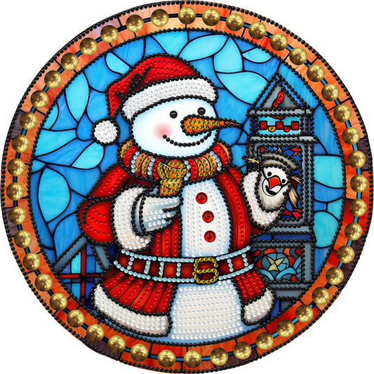 Christmas Snowman - Special Shaped Drill Diamond Painting 30*30CM