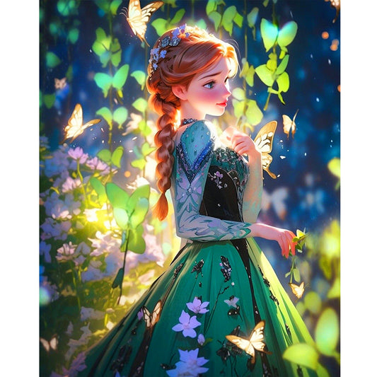 Frozen Princess Anna - Full Round Drill Diamond Painting 40*50CM