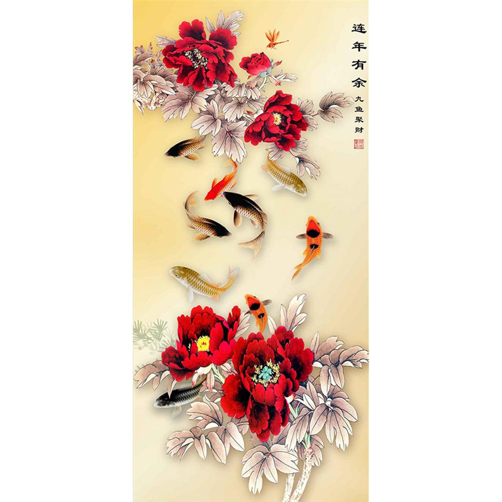 Fish - Full Square Drill Diamond Painting 30*50CM