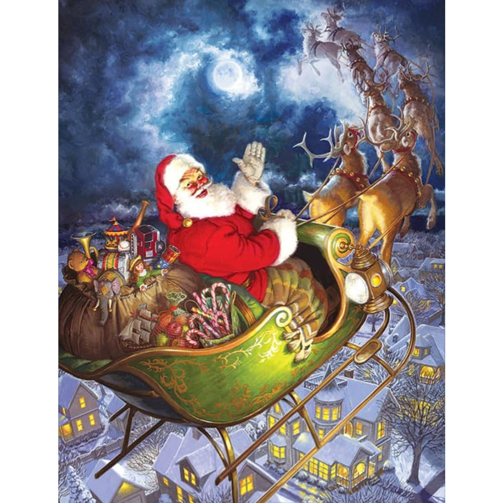 Santa Claus - Full Square Drill Diamond Painting 30*40CM