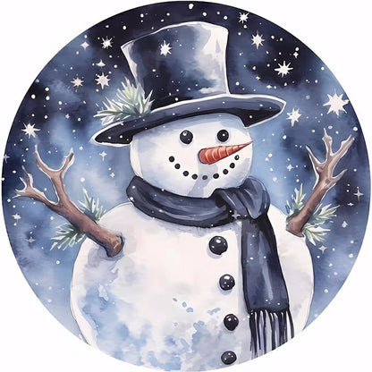 Snowman - Full Round Drill Diamond Painting 40*40CM