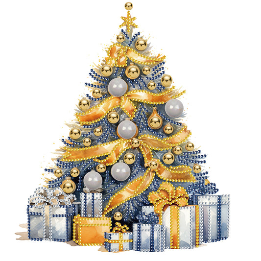 Colorful Christmas Tree - Special Shaped Drill Diamond Painting 30*30CM