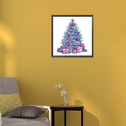 Colorful Christmas Tree - Special Shaped Drill Diamond Painting 30*30CM