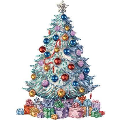 Colorful Christmas Tree - Special Shaped Drill Diamond Painting 30*30CM