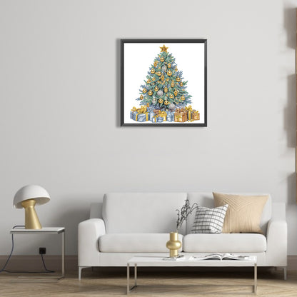 Colorful Christmas Tree - Special Shaped Drill Diamond Painting 30*30CM