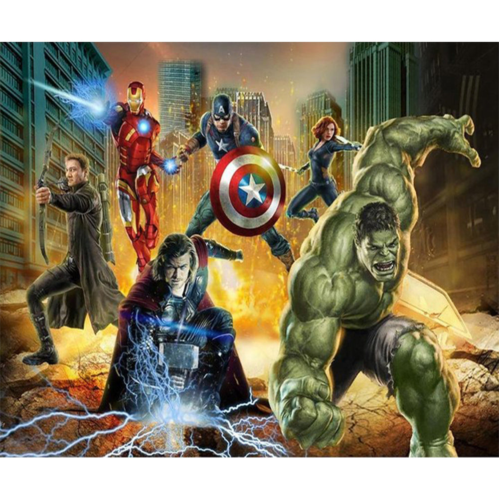 Super Hero - Full Round Drill Diamond Painting 60*50CM
