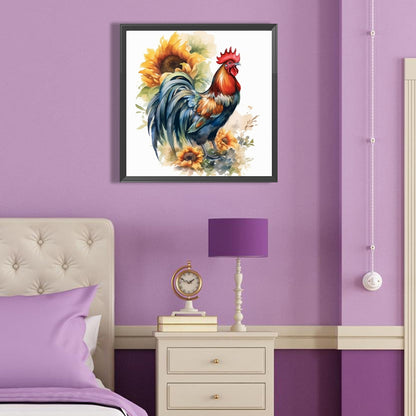 Rooster - Full Round Drill Diamond Painting 40*40CM