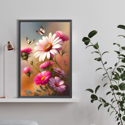 Landscape Flowers - Full Round Drill Diamond Painting 40*60CM