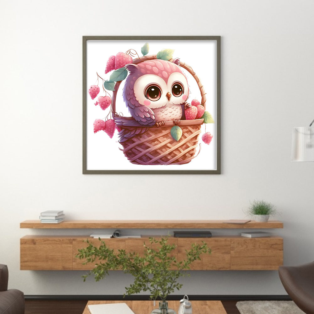 Owl - 18CT Stamped Cross Stitch 20*20CM