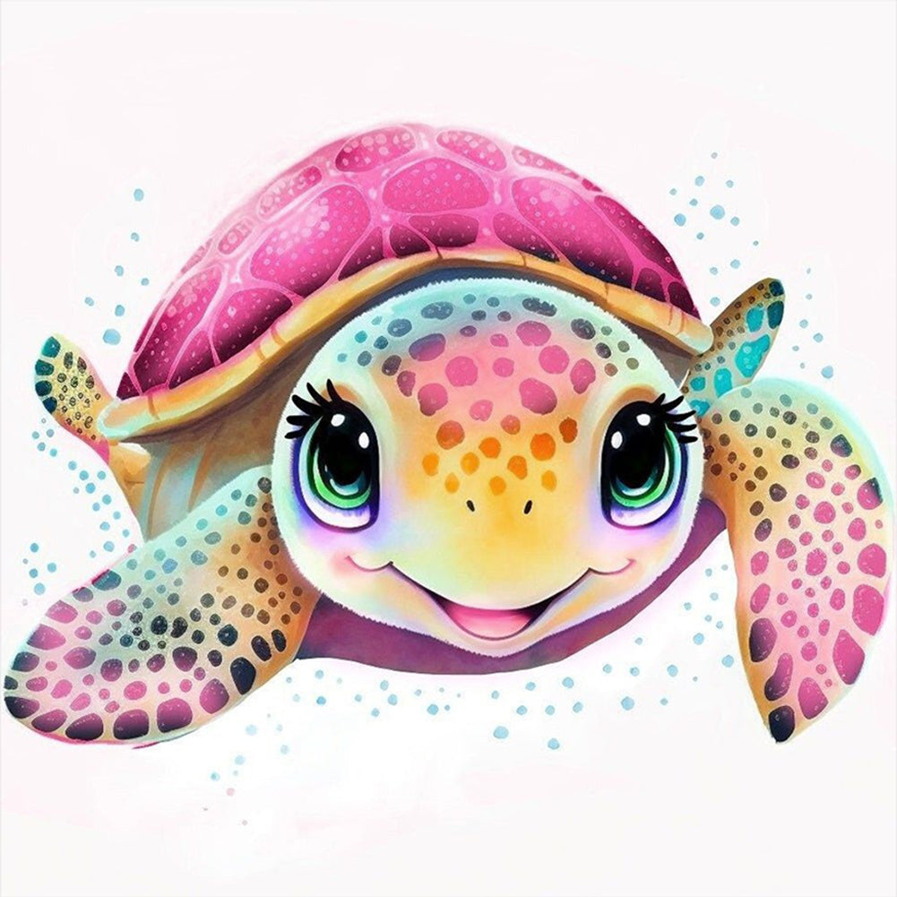 Turtle - 18CT Stamped Cross Stitch 20*20CM