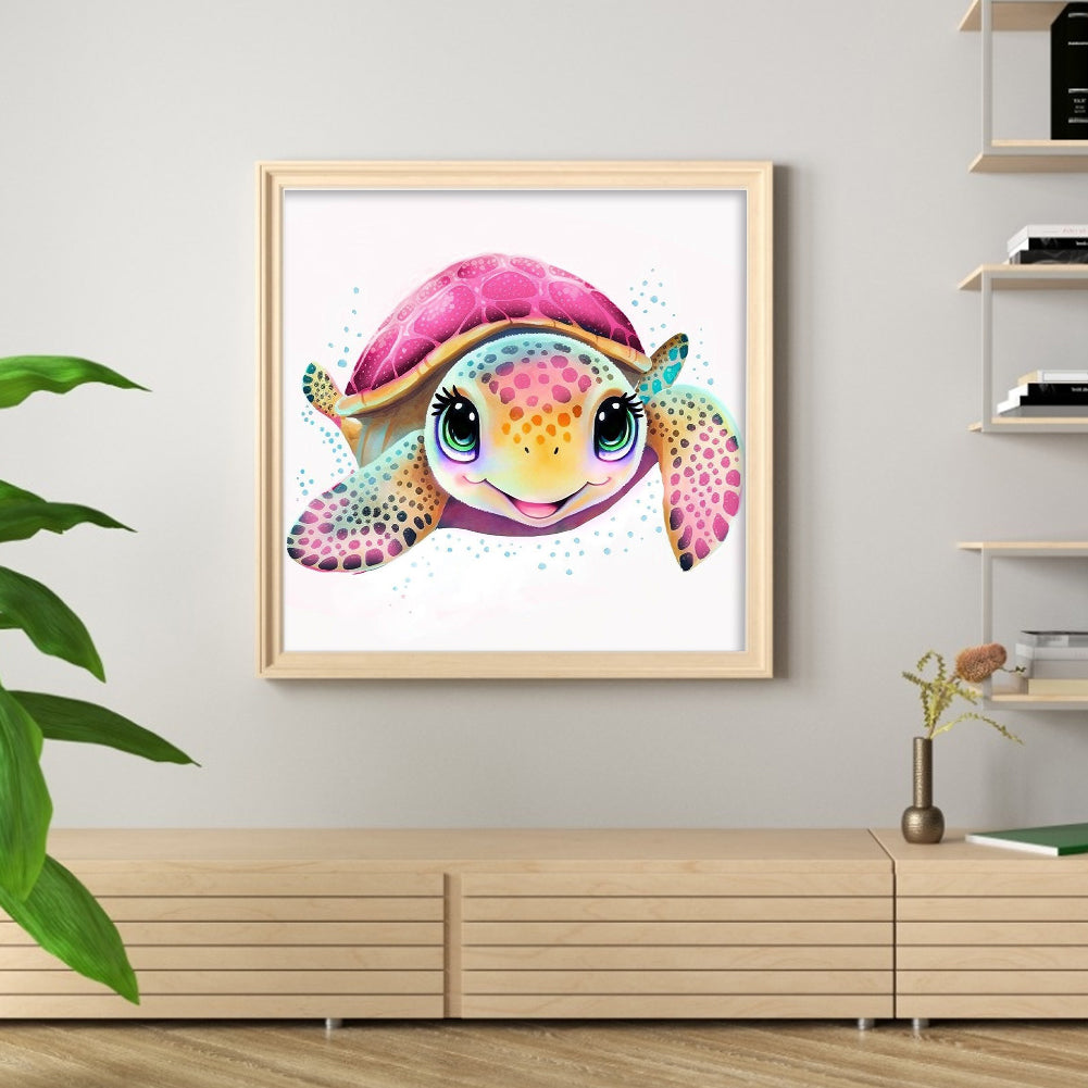 Turtle - 18CT Stamped Cross Stitch 20*20CM