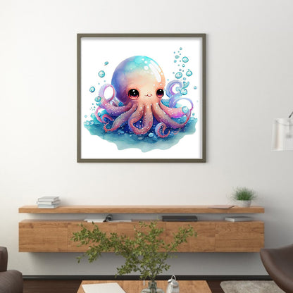 Octopus - 18CT Stamped Cross Stitch 20*20CM