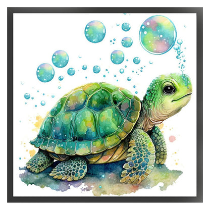 Turtle - 18CT Stamped Cross Stitch 20*20CM